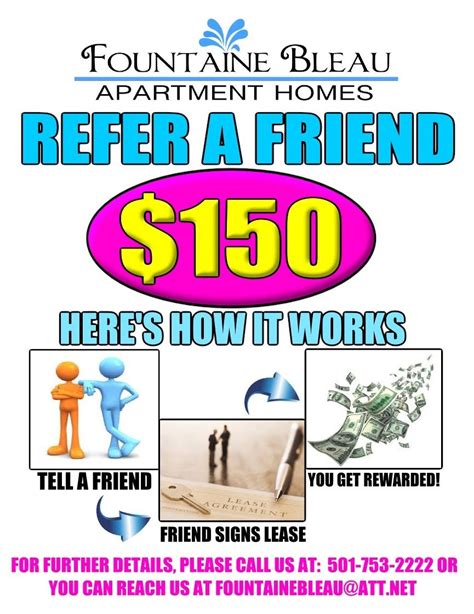 apartment referral flyer template.